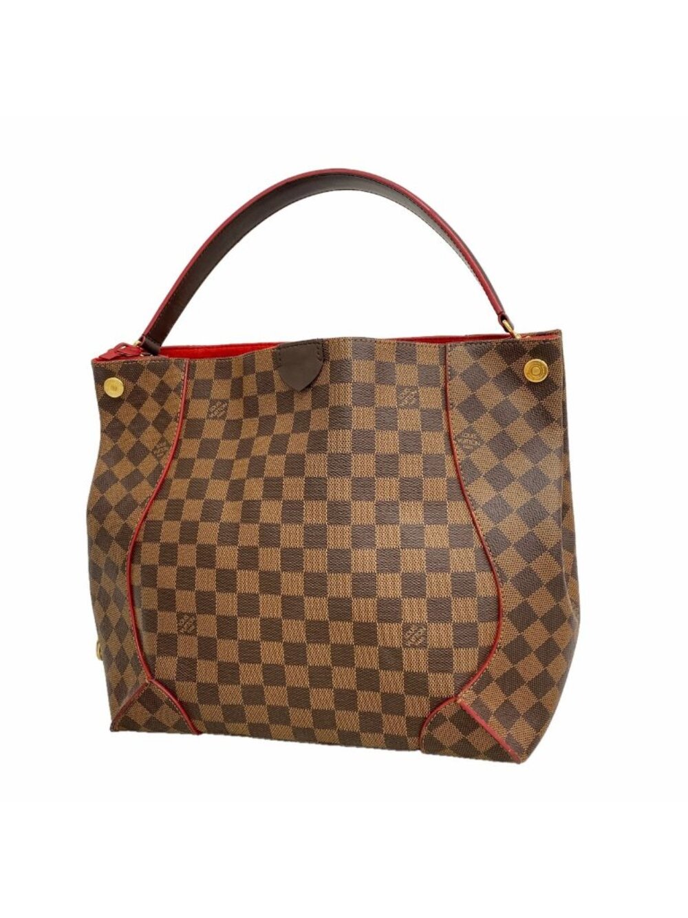 Louis Vuitton Shoulder Bag Damier Kaisa Hobo Ebene